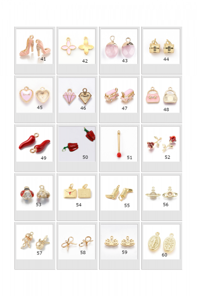 Individuelle Charm Halskette Frauen klobige und feine Anhänger Kette oder Armband selber zusammen stellen zur Auswahl Geschenk für sie